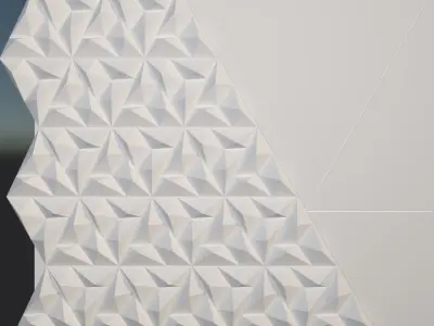 3d Wall Panel Low-poly 3D model