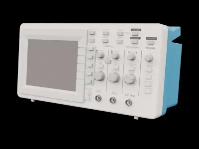 Digital Oscilloscope 3D model