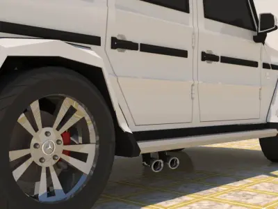 MERCEDES BENZ G550 G-WAGEN SUV G-CLASS 3D model