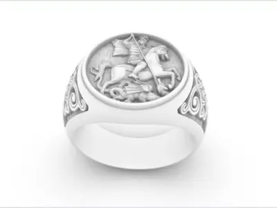 rings George the Victorious  136  3D print model