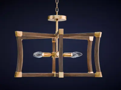 Bastian Small Lantern Low-poly 3D model