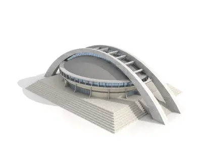 sports complex 3D model