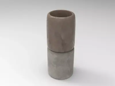 Aha Umbrella Stand Low-poly 3D model