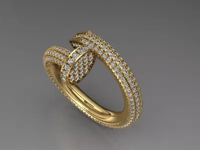 anillo engaste  3D model