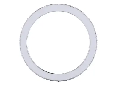 Woman Wedding Ring WB-V4 3D print model