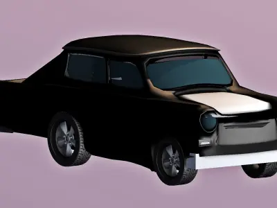 Low Poly Anatolian Truck Low-poly 3D model