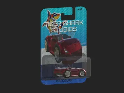 TOY CAR Low-poly 3D model