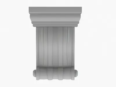 Scroll Corbel 31  3D model