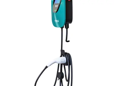 Charging station for electric vehicles Ctechi 3D model