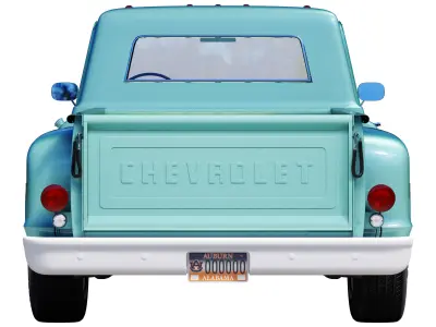 Chevrolet C10 1968 short bed 3D model