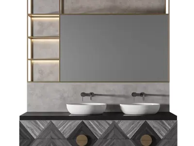 Luxury Bathroom 148 3D model