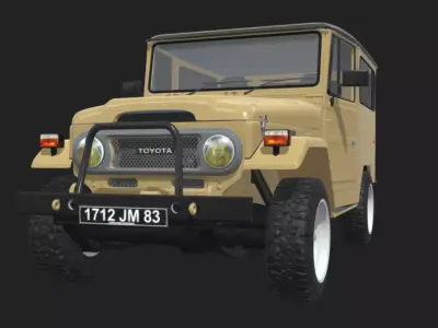 4x4 toyota Bj 3D model
