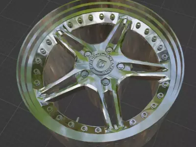 Racing Dynamics RS2 Wheels 3D Print Ready  3D print model