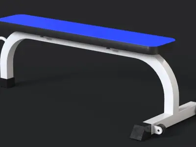 Gym Bench 3D model