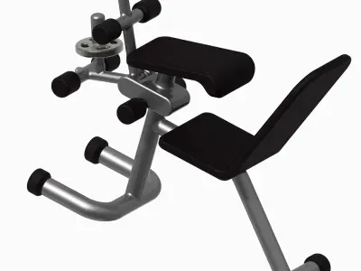 Gym Fitness Weight Bench 3D print model