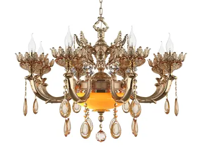 MD 89325-8-2 Osgona Chandelier 3D model