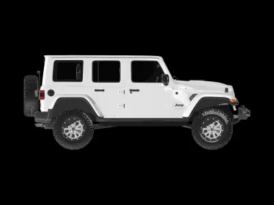 Jeep Wrangler 2021  3D model