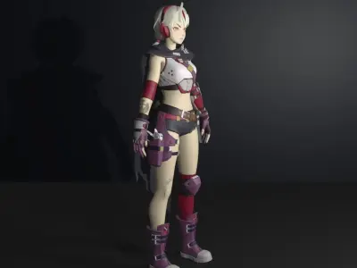 ace force annie 3D model
