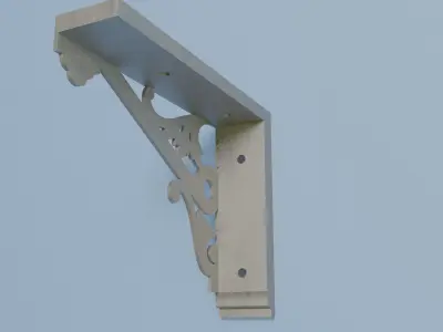 shelf bracket 12 FREE Free 3D print model