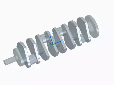 Crank Shaft 3D model