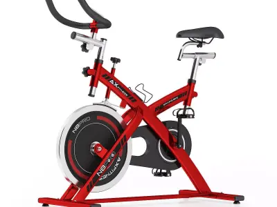 Stationary Spinning Bike 3D model