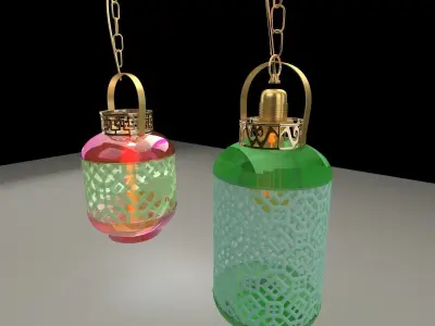 Chinese palace lantern  3D model