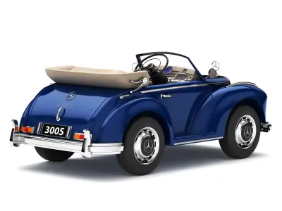 Toy car Mercedes-Benz 300S 3D model