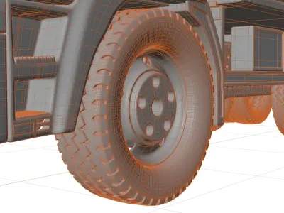 Mitsubishi Fuso Dump Truck 3D model