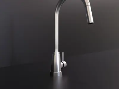 interior design bathroom taps 3D model
