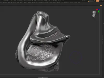 Modern Abstract Decorative sculpture 3d print model  3D print model