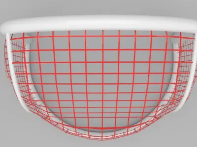 Football Soccer Goal animate Low-poly 3D model