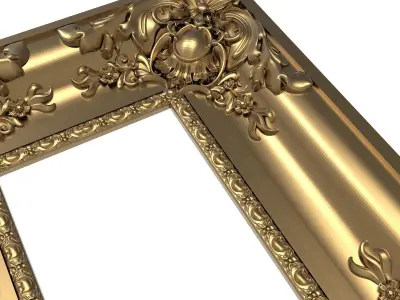 Carved Picture Frame 3D model