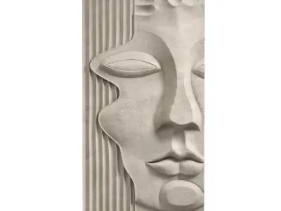 Decorative panel face 2 3D model