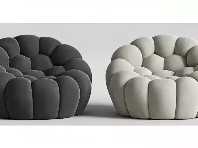 Petal Sofa 3D model