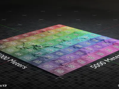 Desert Landscape Version 9 3D model