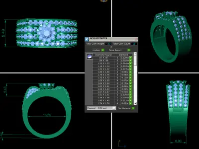 Man Wedding Ring 263 3D print model