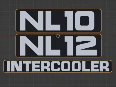 logo volvo nl  3D model