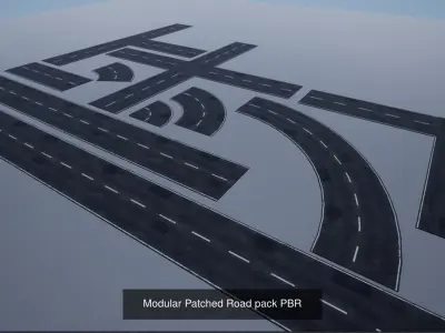 PBR Modular Road Pack