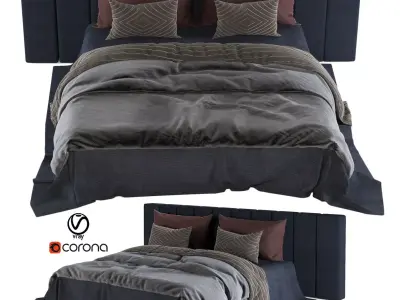 minimal and sport bed  3D model