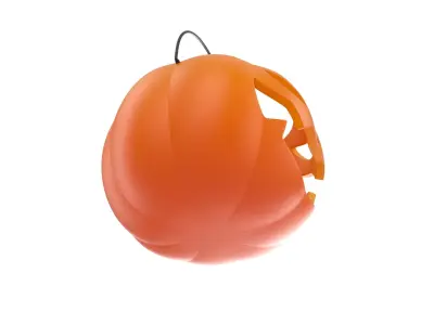 Pumpkin Bucket 3D model