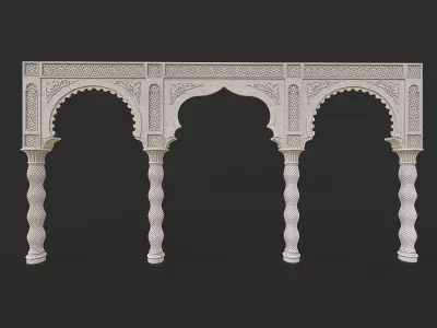 Morocand decor element 3D model purchase