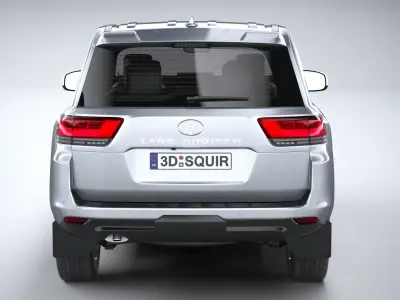 Toyota Land Cruiser GX 2022 3D model