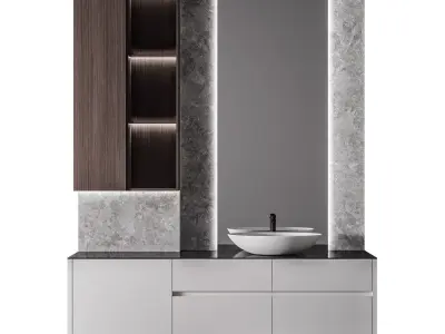 Luxury Bathroom 155 3D model