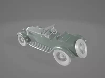 ALFA ROMEO 6C 1750 3D MODEL OBJ 3D print model