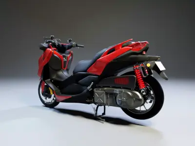 Yamaha Xmax 250 3d modeling 3D model