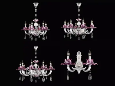 714 Anemone Osgona Collection of Classical Lamps 3D Model Pack