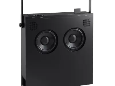 OB-4 Bluetooth Loudspeaker Black by Teenage Engineering 3D model