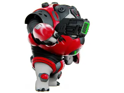 ALIEN TROOPER 11-V  Rigged for Unreal Engine - Unity - MIXAMO  3D model