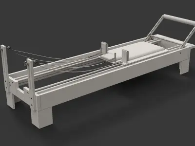 Pilates Table 3D model