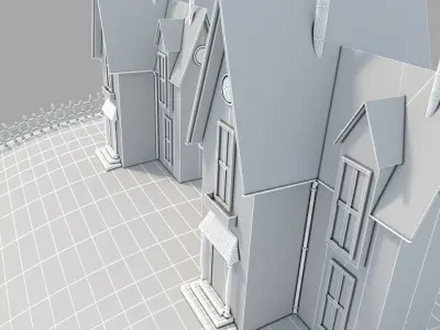 Despicable me Minions house 3D model Low-poly 3D model